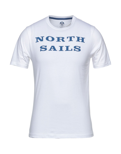 Shop North Sails Man T-shirt White Size Xs Cotton