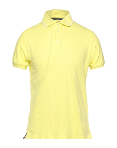 Shop Bagutta Polo Shirts In Yellow