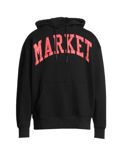 Shop Market Chinatown Arc Puff Hoodie Man Sweatshirt Black Size Xxl Cotton