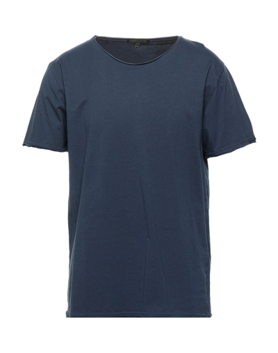 Shop Drykorn T-shirts In Dark Blue