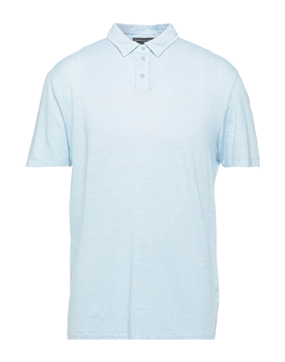 Shop Daniele Fiesoli Polo Shirts In Sky Blue