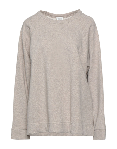 Shop Second Female Woman Sweatshirt Beige Size 6 Cotton, Polyester