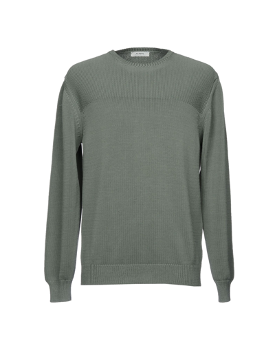 Shop Alpha Studio Sweaters In Military Green