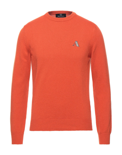 Shop Aquascutum Sweaters In Orange