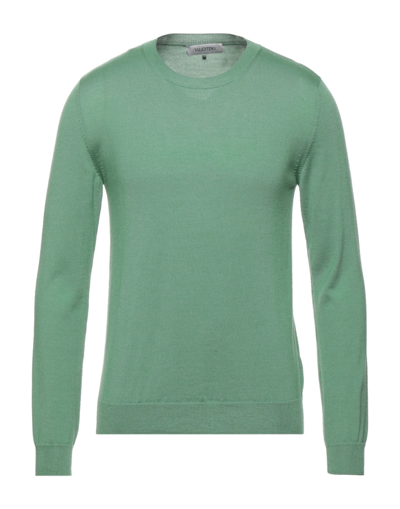 Shop Andrea Fenzi Man Sweater Green Size 40 Cotton
