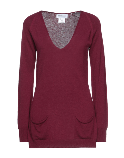 Shop Pianurastudio Woman Sweater Burgundy Size S Viscose, Wool, Polyamide, Cashmere In Red