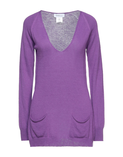 Shop Pianurastudio Woman Sweater Purple Size S Viscose, Wool, Polyamide, Cashmere