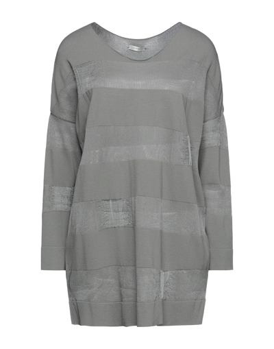 Shop Crea Concept Woman Sweater Lead Size 6 Viscose, Nylon In Grey