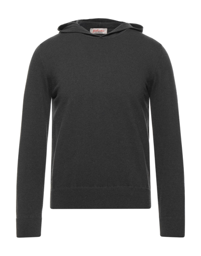 Shop Gabardine Man Sweater Steel Grey Size Xl Wool, Viscose, Nylon, Cashmere