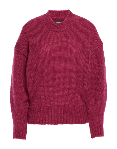 Shop Isabel Marant Woman Sweater Garnet Size 6 Mohair Wool, Polyamide, Merino Wool