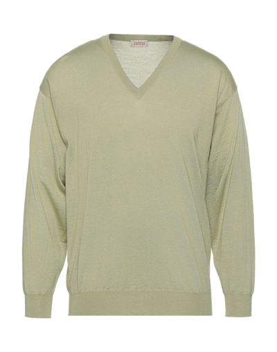 Shop Andrea Fenzi Sweaters In Military Green