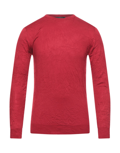 Shop Daniele Alessandrini Man Sweater Red Size 44 Wool, Polyester