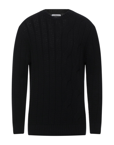 Shop Grey Daniele Alessandrini Man Sweater Black Size 36 Wool, Polyamide
