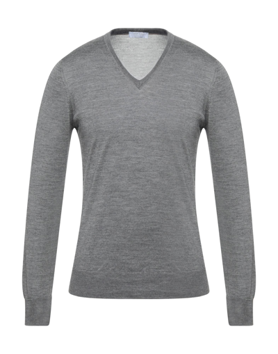 Shop Gran Sasso Man Sweater Grey Size 48 Virgin Wool, Silk