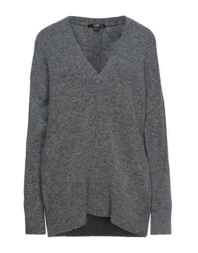 Shop Seventy Sergio Tegon Woman Sweater Grey Size 8 Wool, Acrylic, Polyamide, Elastane