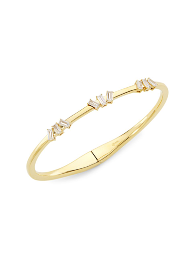 Shop Adriana Orsini Women's Veritas 18k-gold-plated & Cubic Zirconia Bangle