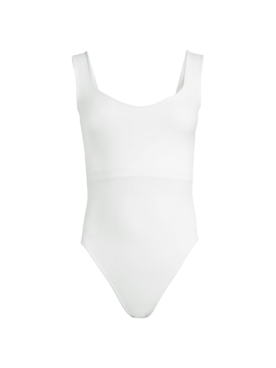 Shop Free People Clean Lines Bodysuit In White