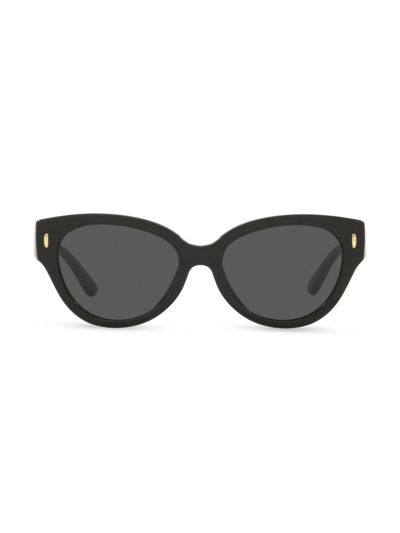 Tory Burch Grey Solid Cat Eye Ladies Sunglasses Ty7168u 17098g 52 In  Black,grey | ModeSens
