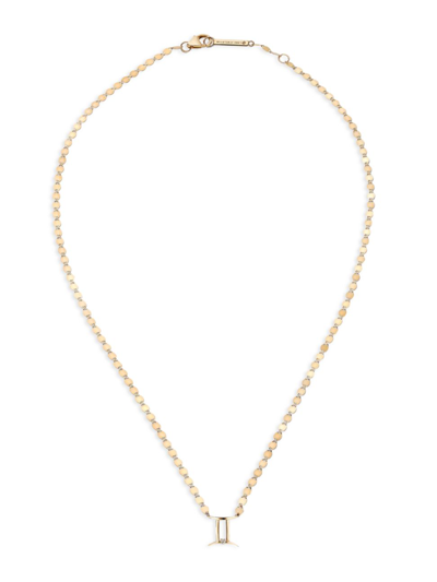 Shop Lana Jewelry Women's Twenty 14k Gold & Diamond Gemini Necklace