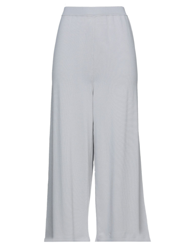 Shop Crea Concept Woman Cropped Pants Grey Size 6 Viscose, Nylon