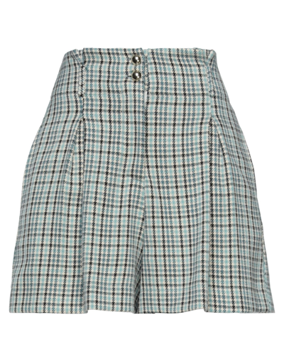 Pinko Woman Shorts & Bermuda Shorts Green Size 6 Polyester, Viscose, Elastane In Green