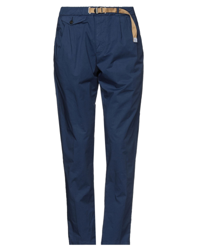 Shop White Sand 88 Pants In Dark Blue