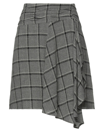 Seventy Sergio Tegon Mini Skirts In Grey