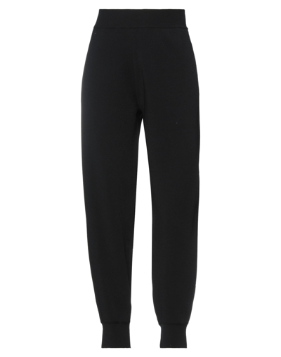 Shop Stella Mccartney Woman Pants Black Size 8-10 Viscose, Polyester, Cotton, Wool, Polyamide