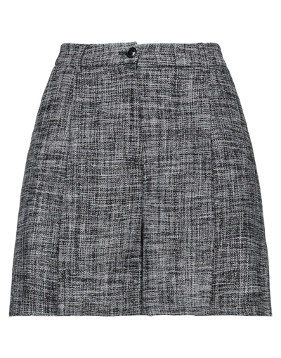 Boutique Moschino Woman Shorts & Bermuda Shorts Black Size 6 Cotton, Polyester In Black