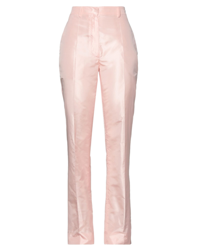 Shop Prada Woman Pants Pink Size 4 Silk