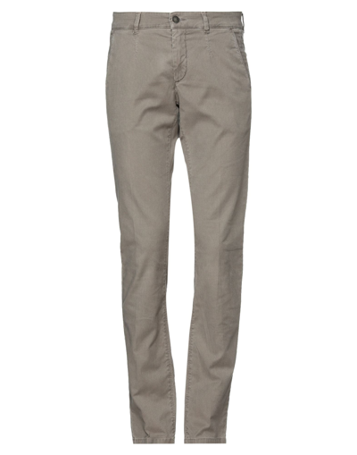 Shop Alessandro Dell'acqua Man Pants Dove Grey Size 34 Cotton, Polyester, Elastane