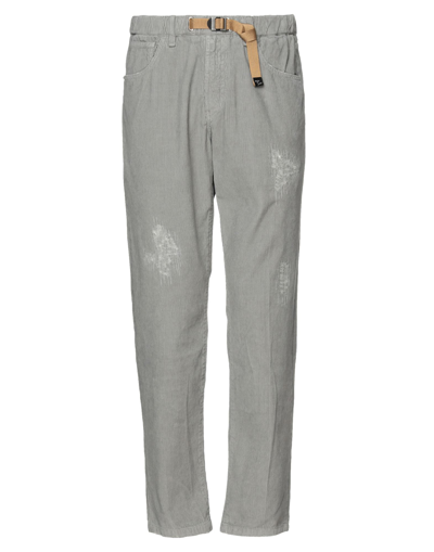 Shop White Sand 88 Pants In Light Grey