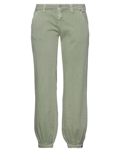 Shop Jacob Cohёn Woman Jeans Military Green Size 31 Cotton