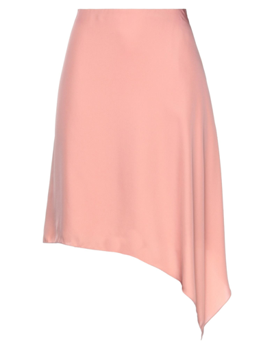Shop Theory Mini Skirts In Salmon Pink