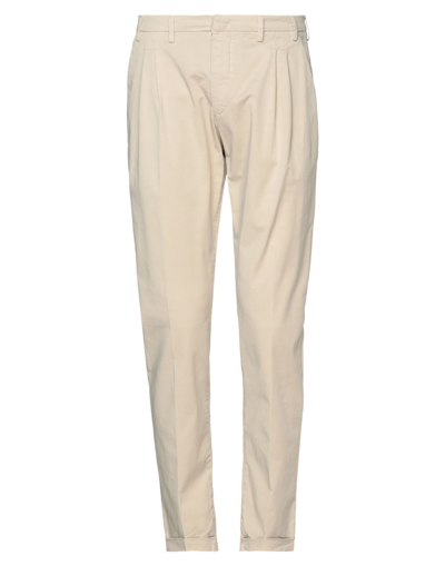 Shop Angelo Nardelli Man Pants Light Grey Size 36 Cotton, Elastane