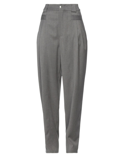 Shop Koché Woman Pants Grey Size 10 Polyester, Viscose, Elastane