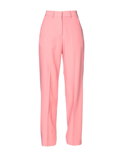 Shop Jjxx By Jack & Jones Woman Pants Salmon Pink Size 25w-30l Recycled Polyester, Viscose, Elastane