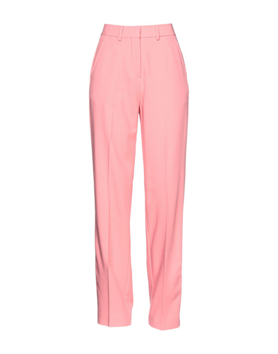 Shop Jjxx By Jack & Jones Woman Pants Salmon Pink Size 29w-32l Recycled Polyester, Viscose, Elastane