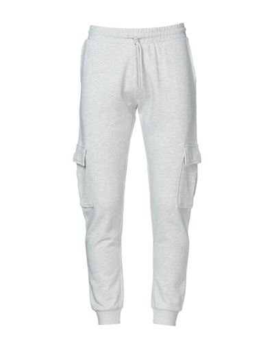 Shop Selected Homme Man Pants Light Grey Size Xs Organic Cotton, Cotton