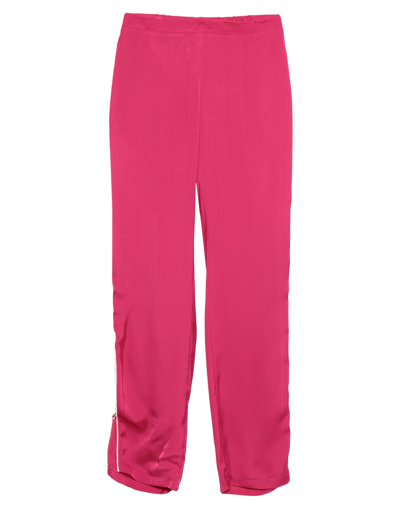Shop Babylon Woman Pants Fuchsia Size 6 Viscose In Pink