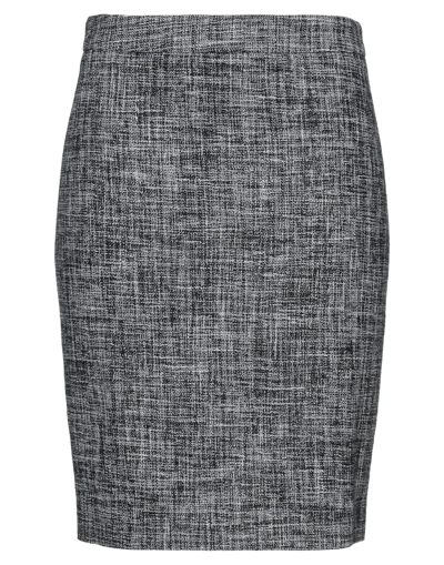 Shop Boutique Moschino Woman Mini Skirt Black Size 4 Cotton, Polyester