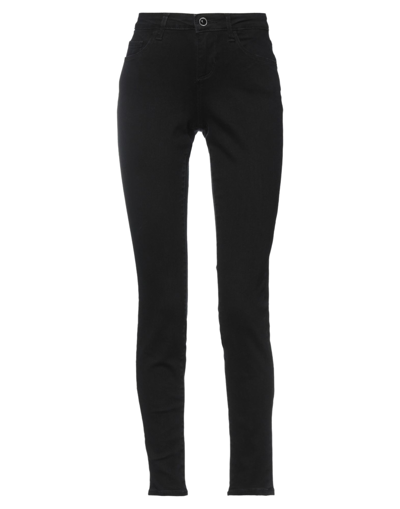 Shop Guess Woman Jeans Black Size 25w-30l Cotton, Elastomultiester, Elastane