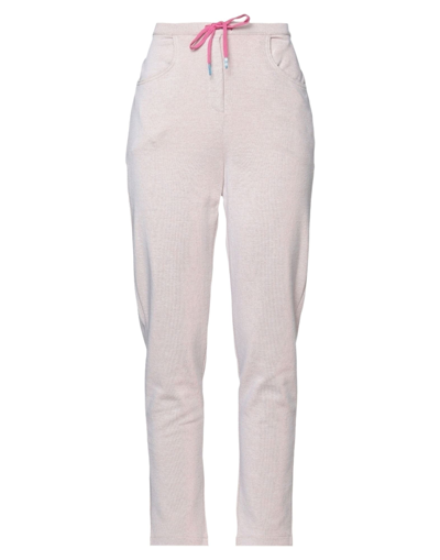 Shop Brand Unique Woman Pants Light Pink Size 1 Cotton, Viscose, Polyester, Polyamide