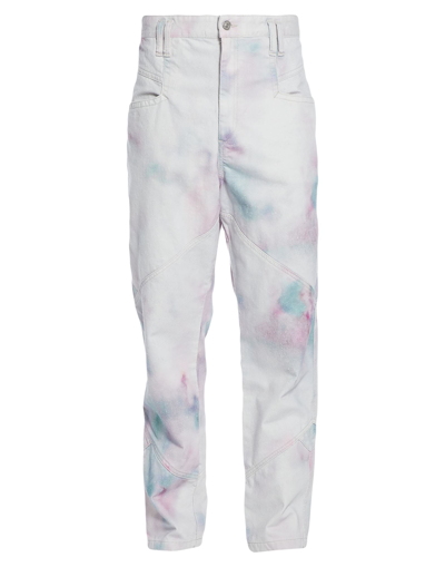 Shop Isabel Marant Man Jeans Pink Size 33 Cotton