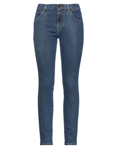 Shop True Nyc Woman Jeans Blue Size 27 Cotton, Lyocell, Elastomultiester, Elastane