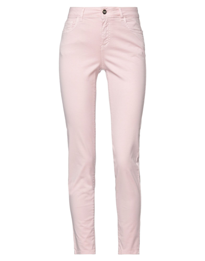 Shop Fracomina Woman Jeans Pink Size 32 Cotton, Elastane