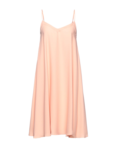 Shop Annie P . Woman Midi Dress Salmon Pink Size 10 Polyester, Elastane