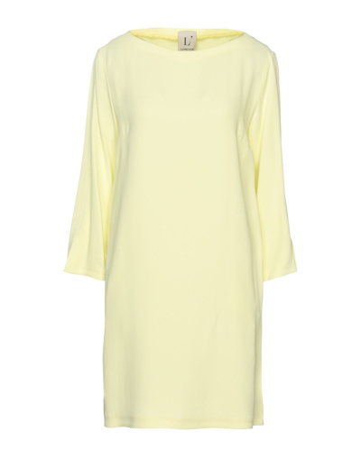 Shop L'autre Chose Short Dresses In Yellow