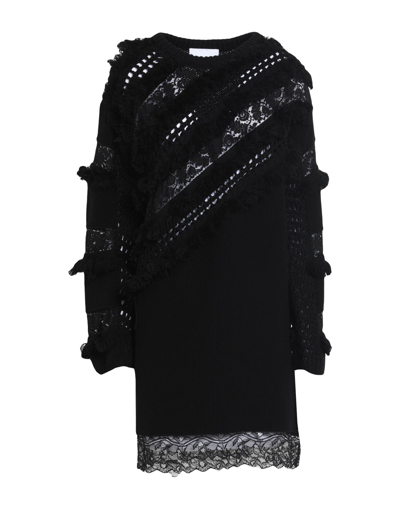 Shop Koché Woman Short Dress Black Size S Cotton, Wool, Polyamide, Viscose