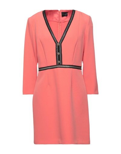 Shop Atos Lombardini Woman Mini Dress Orange Size 10 Polyester, Elastane